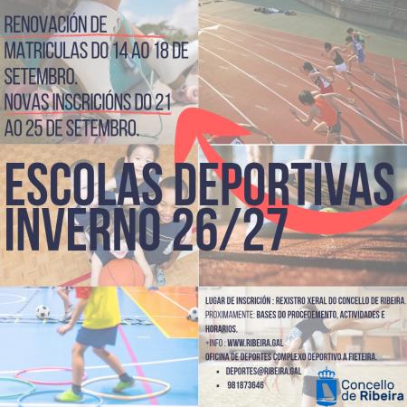 Imagen Escolas Deportivas de Inverno 2026-2027
