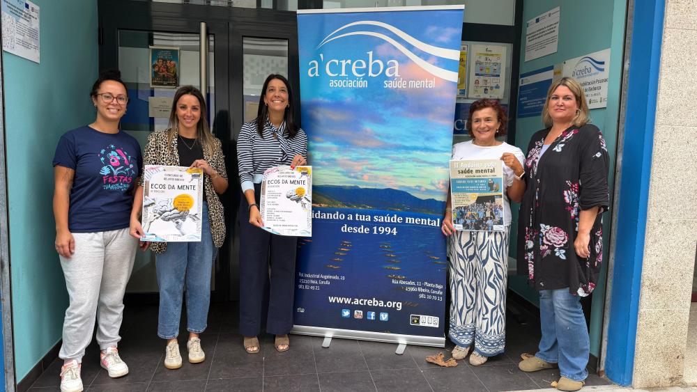 Imagen A alcaldesa de Ribeira presenta con A Creba a terceira edición do concurso de relatos breves Ecos da Mente