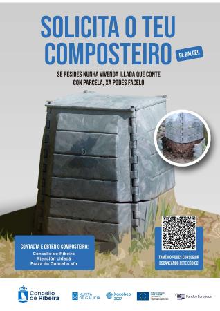 Imaxe O Concello de Ribeira aposta pola compostaxe doméstica coa entrega de 110 composteiros á veciñanza
