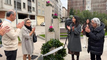 Imaxe María Sampedro destaca a homenaxe ás vítimas do coronavirus como un exemplo de solidariedade
